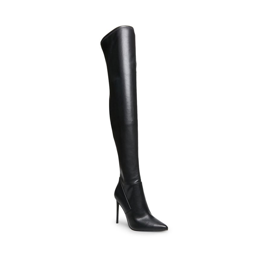 Black Steve Madden Vava Women's Knee-high Boots | PH 1720CLA